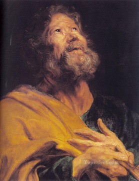 Anthony van Dyck Painting - The Penitent Apostle Peter Baroque court painter Anthony van Dyck